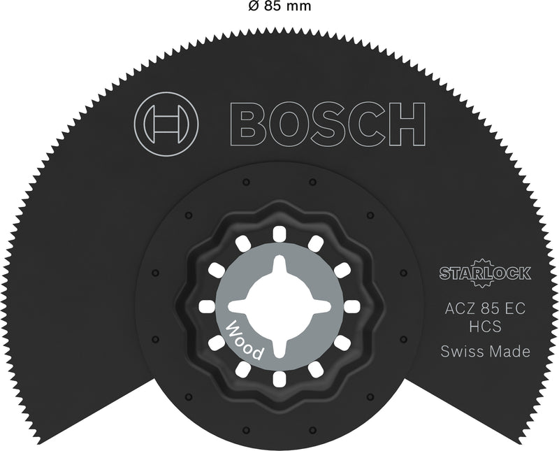 Lâminas de serra sabre, ferramenta multifunções Bosch Accessories (Lâmina de corte para madeira ACZ 85 EC, Starlock, 85 mm, 10 unid)
