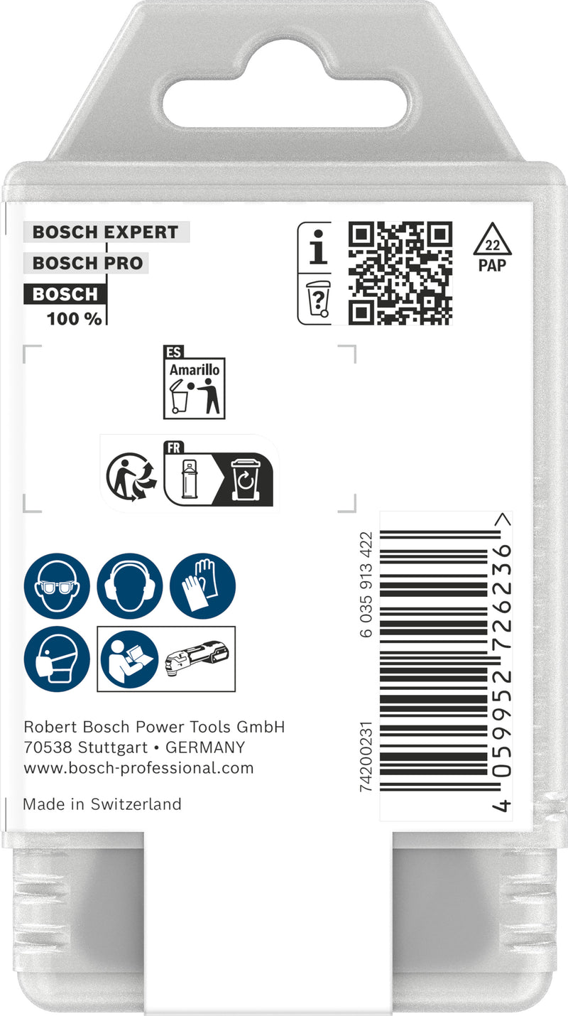 Bosch Accessories reciprocating saw blades, multi-tool (ATZ 52 SFC multi-material cutting blade, Starlock, 52 x 40 mm, 10 units)