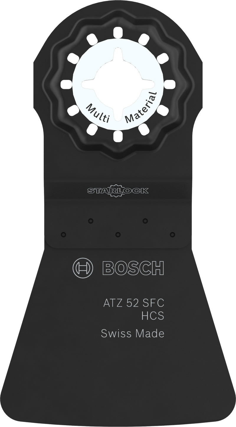 Bosch Accessories reciprocating saw blades, multi-tool (ATZ 52 SFC multi-material cutting blade, Starlock, 52 x 40 mm, 10 units)