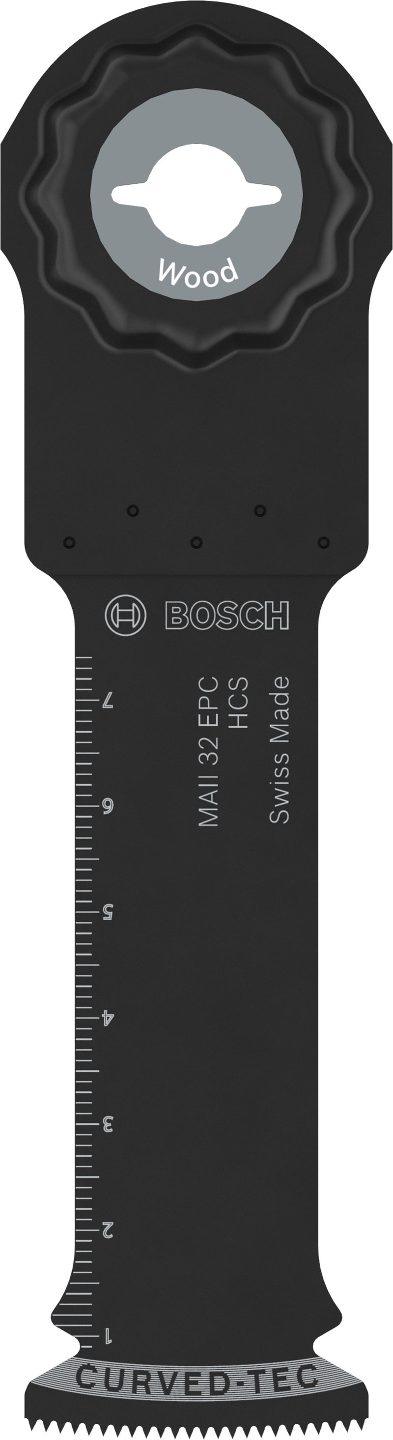 Hojas de sierra de sable Bosch Accessories, multiherramienta (hoja de corte para madera MAII 32 EPC, Starlock, 32 x 80 mm)