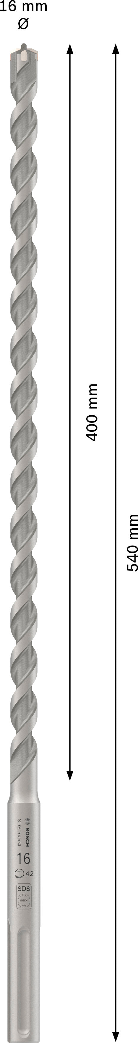 Bosch Rotary hammer bit M4 16X540