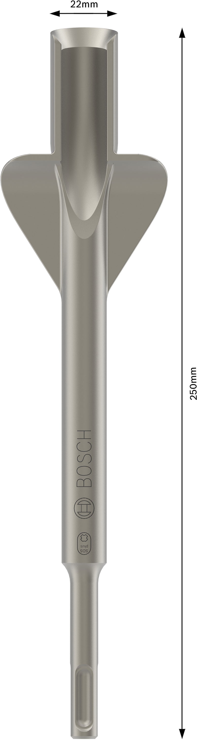 Bosch Winged Gouging Chisel SDS-Plus, 250x22mm