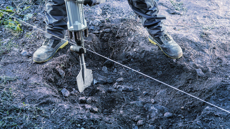 Pala de arcilla hexagonal Bosch de 30 mm, 135 x 450 mm