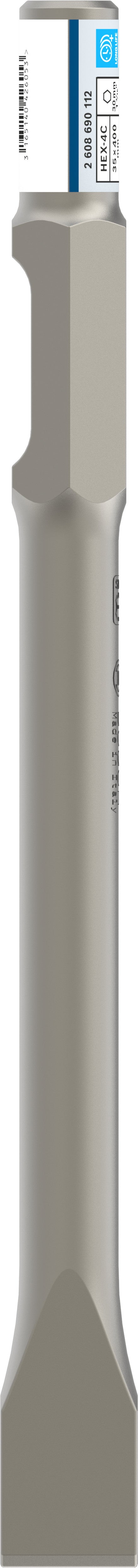 Cinzel plano Bosch HEX 30 mm, 400 x 35 mm