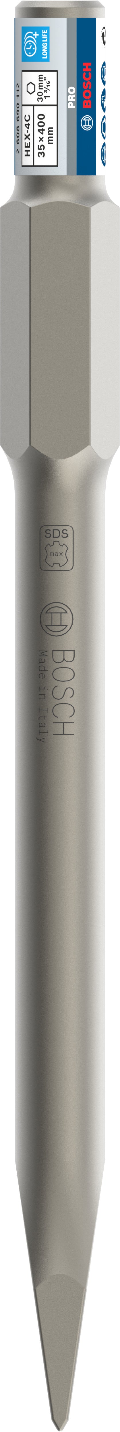 Cinzel plano Bosch HEX 30 mm, 400 x 35 mm