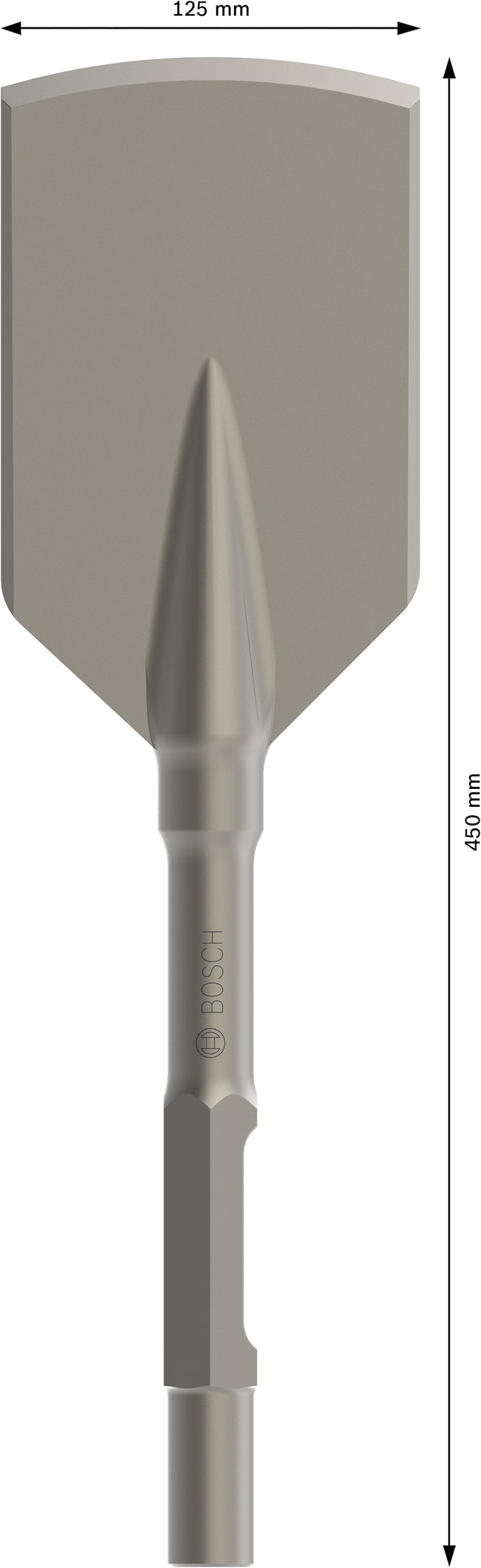 Bosch 30 mm Hex Asphalt 125 x 400 mm