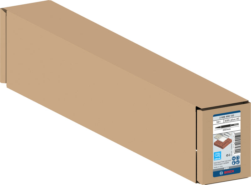 Bosch Set 10 pointed chisels SDS-Plus, 250 mm