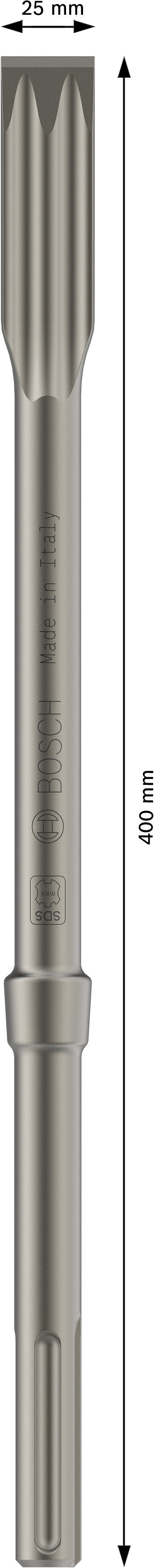 Bosch Set 10 flat chisel RTec SDS-Max,400x25mm