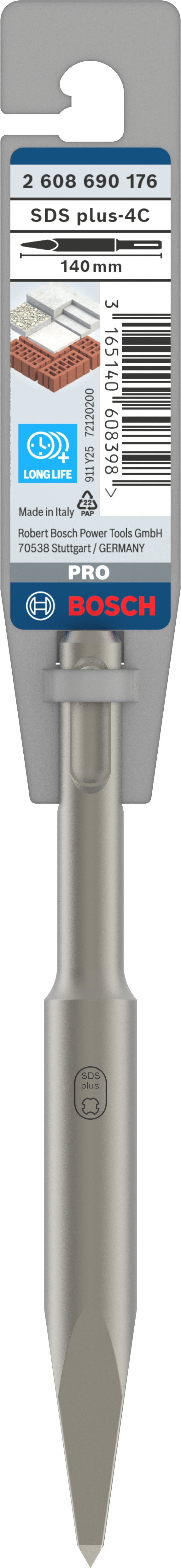 Cinzel de ponta Bosch SDS Plus - 140 mm