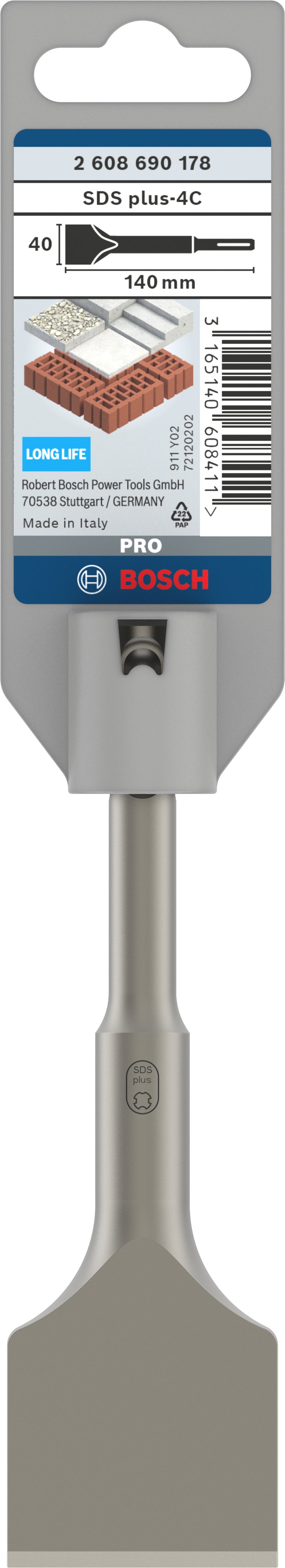 Bosch SDS Plus Wide Chisel - 40 x 140mm