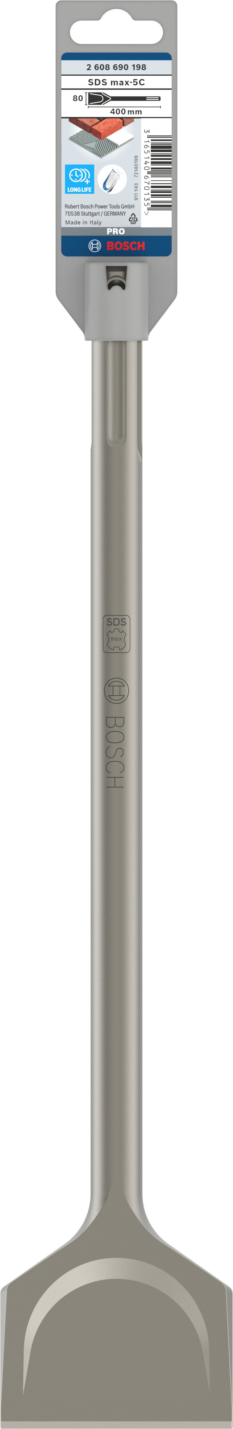 Cinzel largo Bosch auto-afiado SDS-Max, 400x80 mm