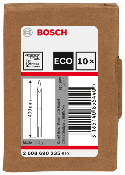 Bosch Pointed Chisel SDS max 400mm 10pcs