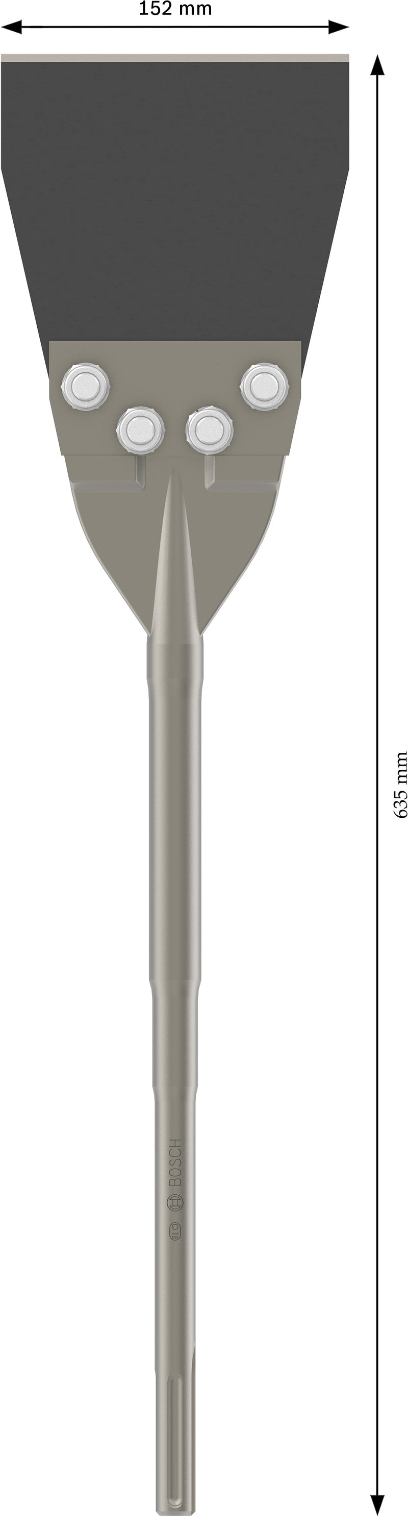 Bosch Spade-Shaped Chisel SDSMAX FS 152X635