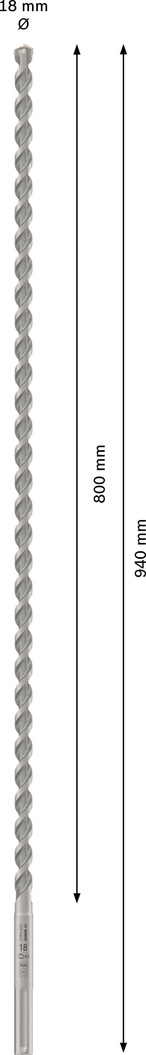 Bosch PRO SDS Max-4 18x800/940mm