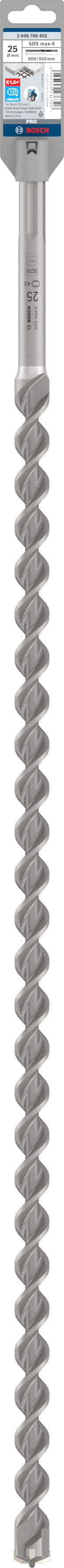 Bosch PRO SDS Max-4 25x800/920mm
