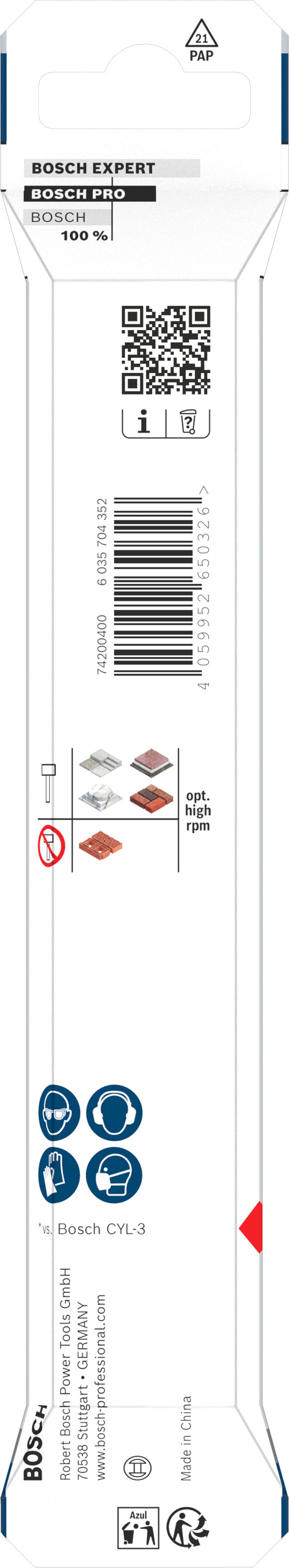 Accesorios Bosch Taladro (Taladro PRO HEX-5, 6x100x150 mm)