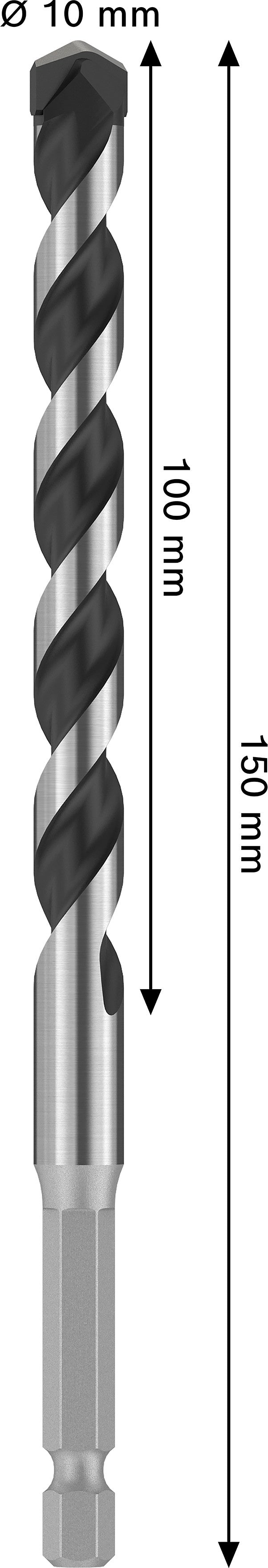 Broca Bosch Accessories (Broca PRO HEX-5, 10x100x150 mm)