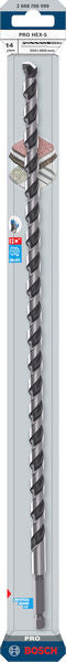 Accesorios Bosch Taladro (Broca PRO HEX-5, 14x350x400 mm)