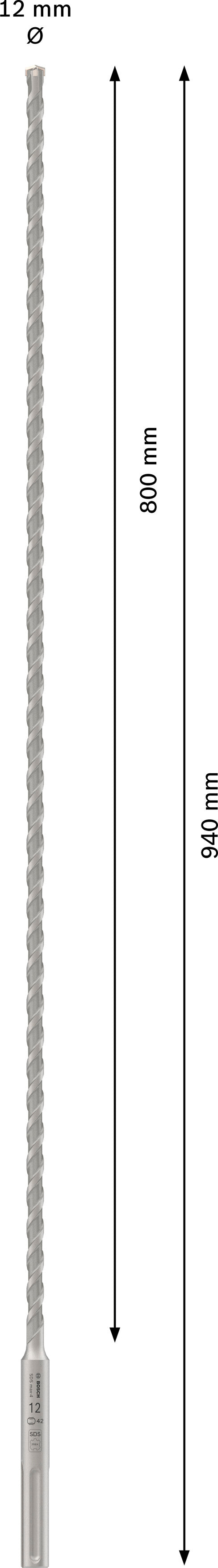 Bosch PRO SDS Max-4 12x800/940mm