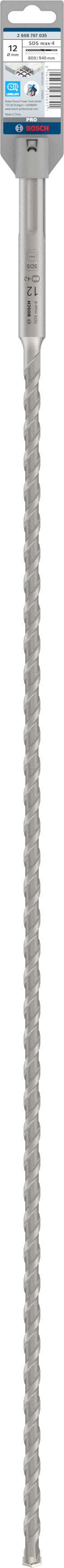 Bosch PRO SDS Max-4 12x800/940mm