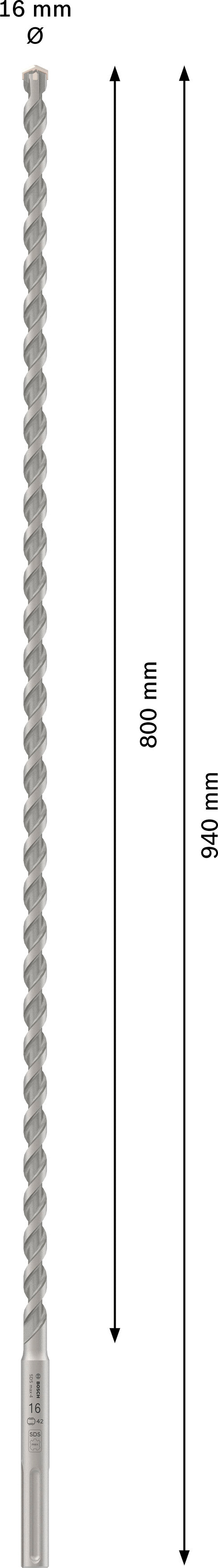 Bosch PRO SDS Max-4 16x800/940mm