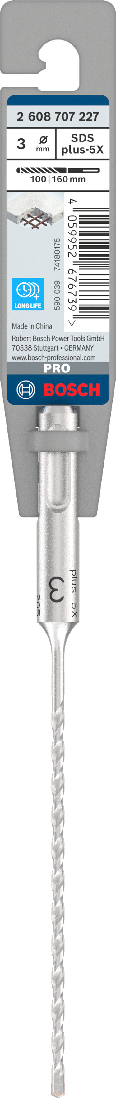 Bosch PRO SDS Plus 5X 3x100x160mm