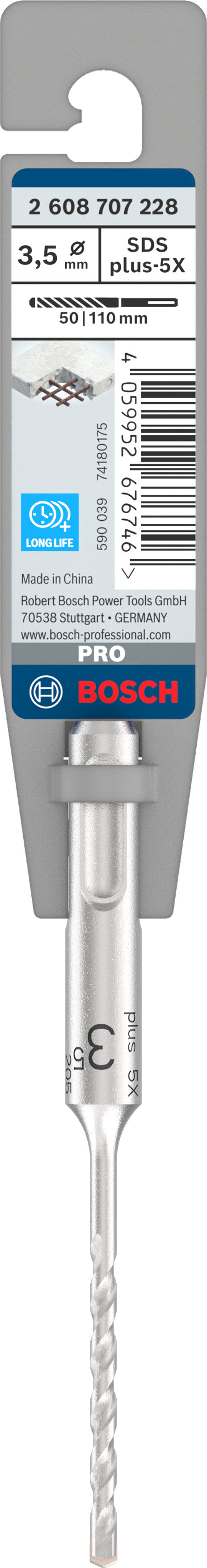 Bosch PRO SDS Plus-5X 3,5 x 50 x 110 mm