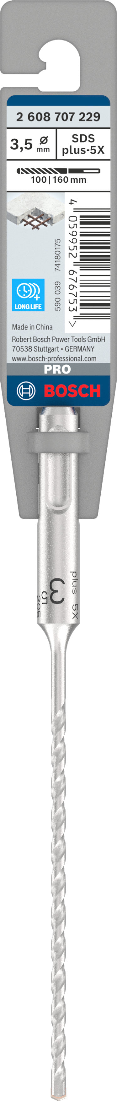 Bosch PRO SDS Plus-5X 3,5 x 100 x 160 mm