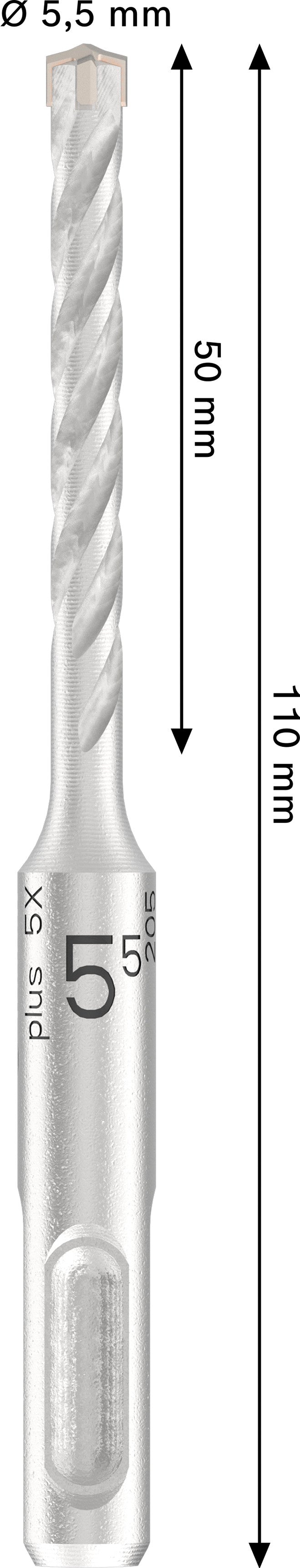Bosch PRO SDS Plus-5X 5.5x50x110mm