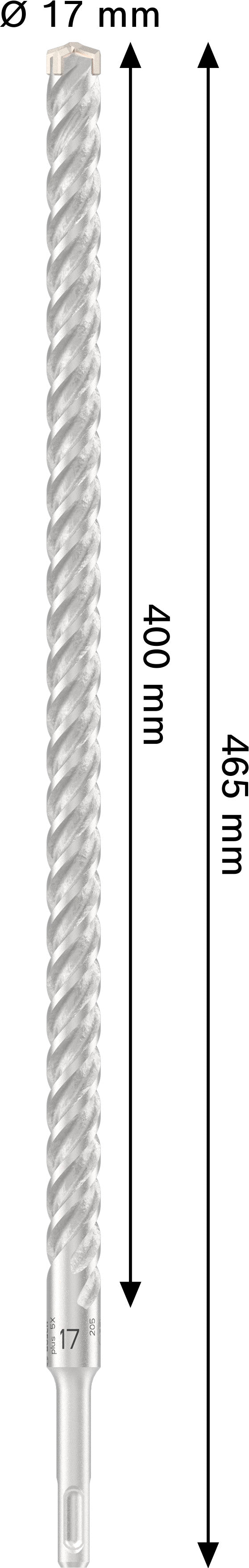 Bosch PRO SDS Plus-5X 17x400x460mm