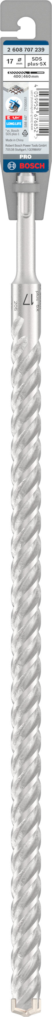 Bosch PRO SDS Plus-5X 17x400x460mm