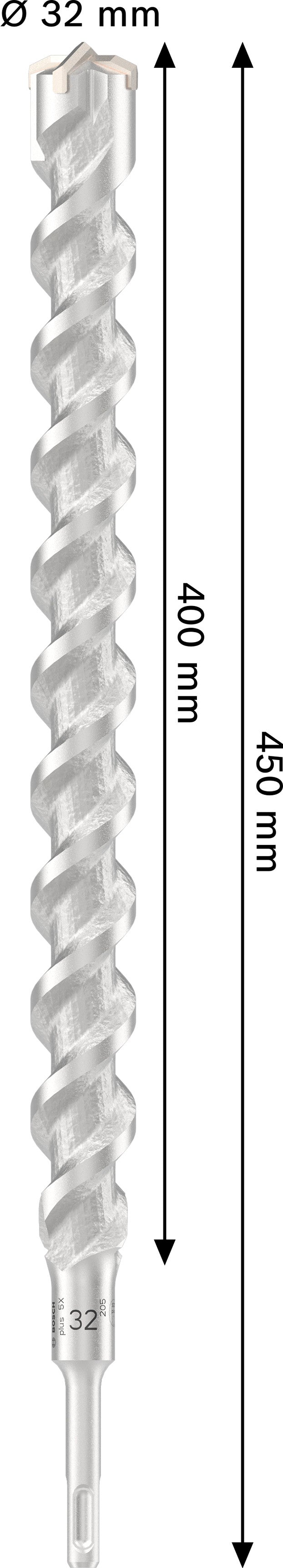 Bosch PRO SDS Plus-5X 32x400x450mm