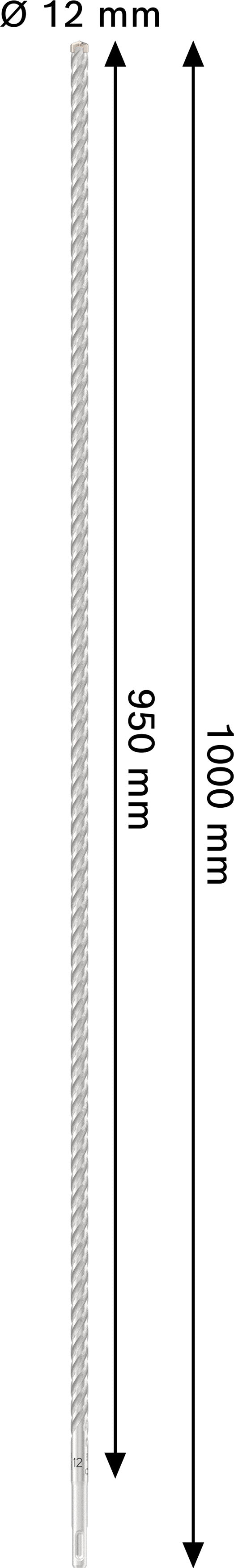 Bosch PRO SDS Plus-5X 12x950x1000mm