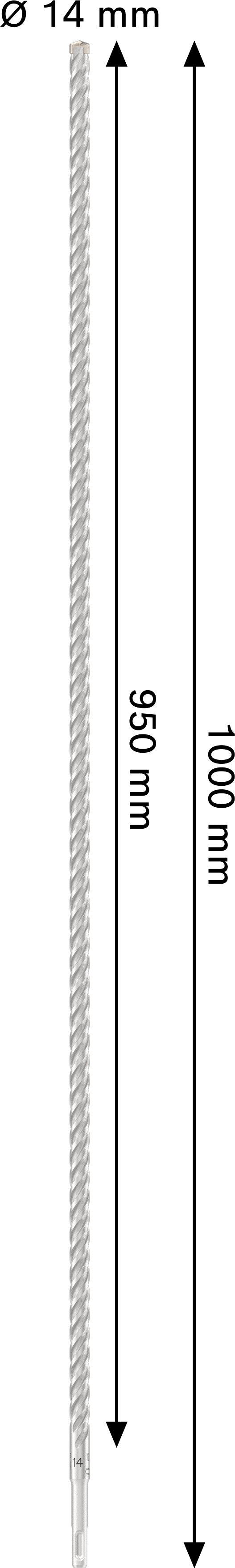 Bosch PRO SDS Plus-5X 14x950x1000mm