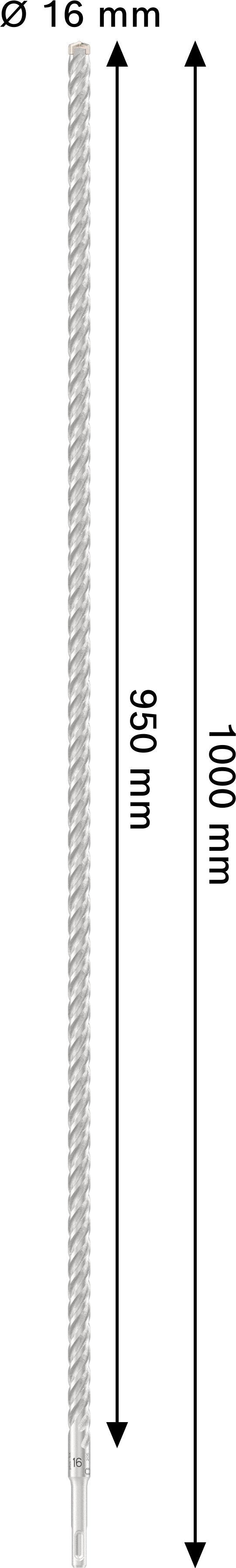 Bosch PRO SDS Plus-5X 16x950x1000mm