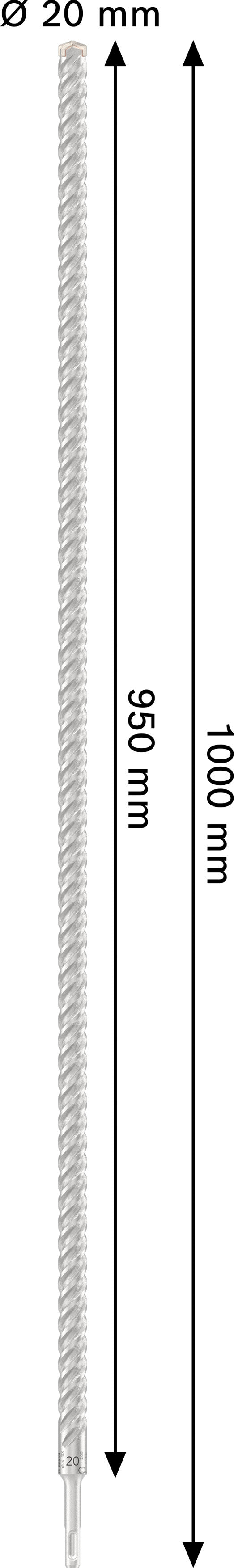 Bosch PRO SDS Plus-5X 20x950x1000mm