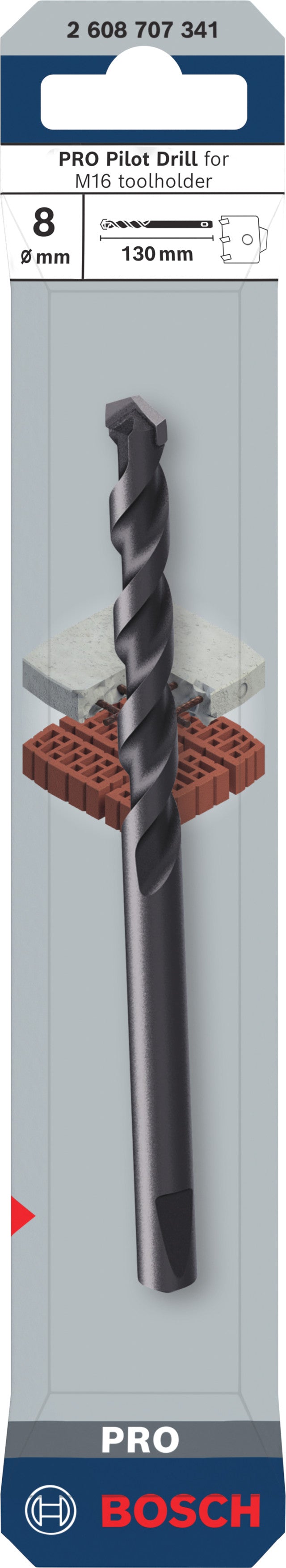 Encabadouros Bosch Accessories (Broca de centrar PRO Pilot para coroas, 8 x 120 mm)