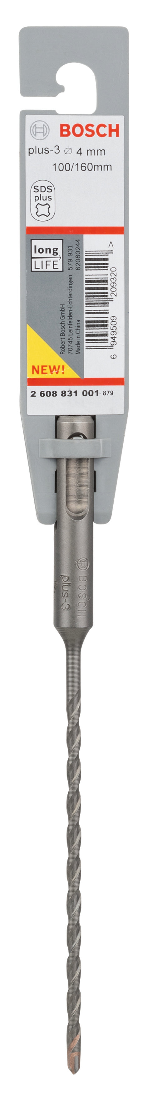 Bosch SDS-Plus 3, 4 x 100 x 165 mm