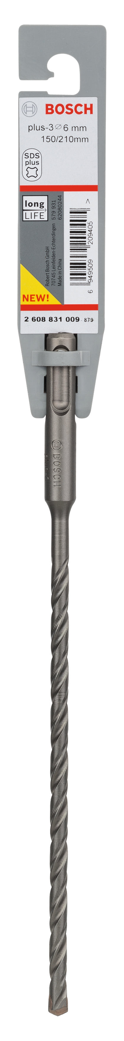 Bosch SDS-Plus 3, 6 x 150 x 215 mm