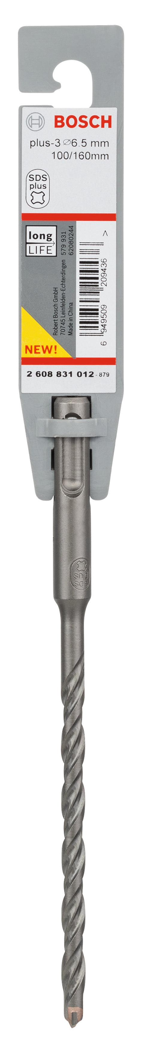 Bosch SDS-Plus 3, 6,5 x 100 x 165 mm