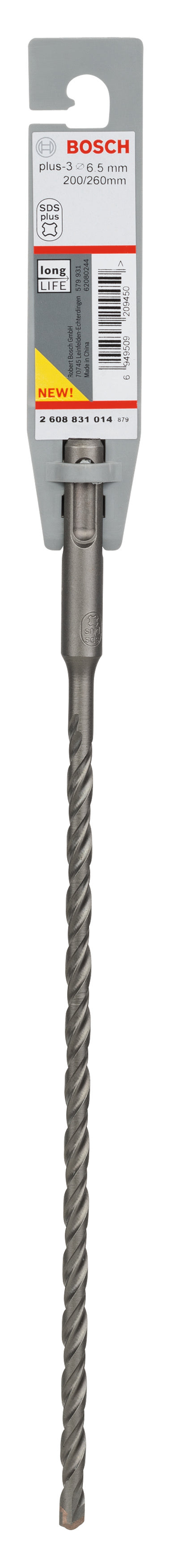 Bosch SDS-Plus 3, 6,5 x 200 x 265 mm