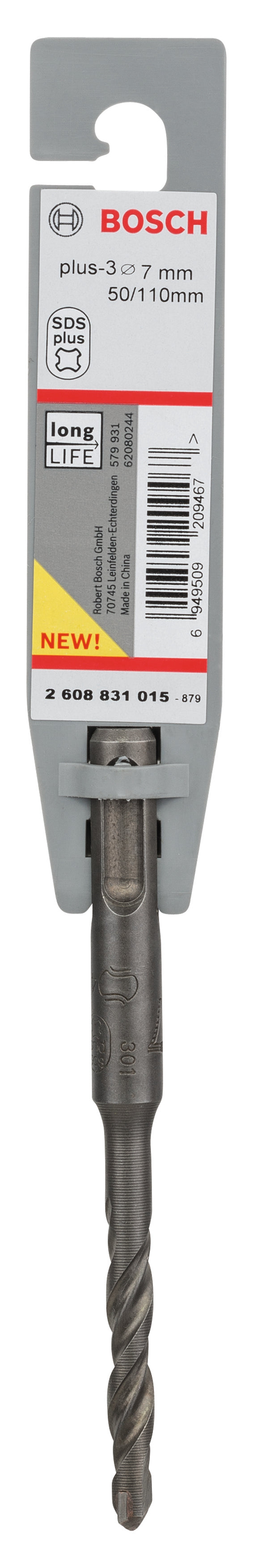 Bosch SDS-Plus 3, 7 x 50 x 110 mm