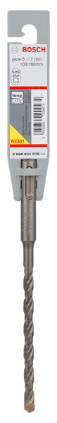 Bosch SDS-Plus 3, 7 x 100 x 165 mm