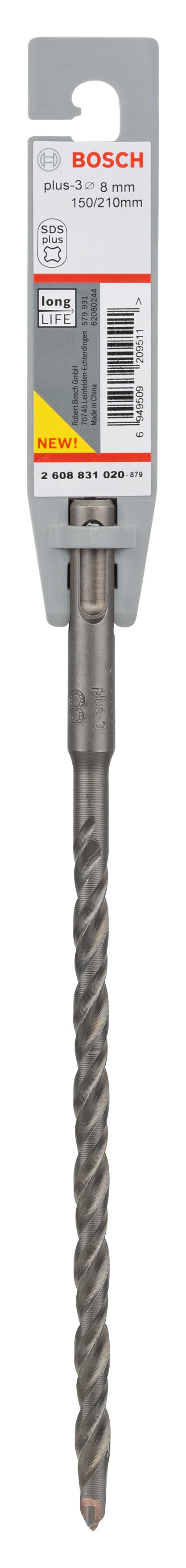 Bosch SDS-Plus 3, 8 x 150 x 210 mm