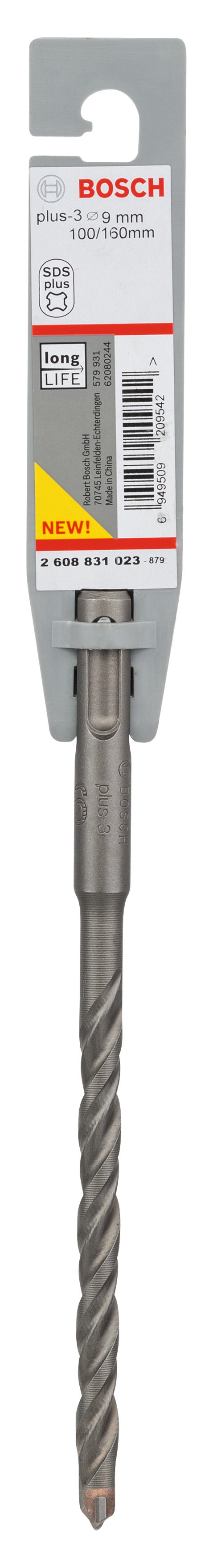 Bosch SDS-Plus 3, 9 x 100 x 165 mm