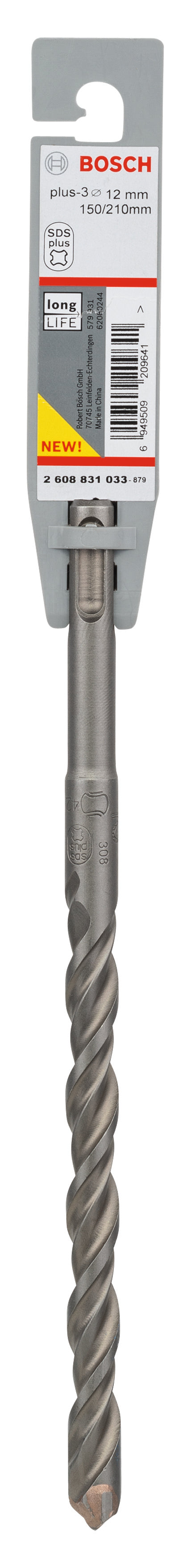 Bosch SDS-Plus 3, 12 x 150 x 215 mm