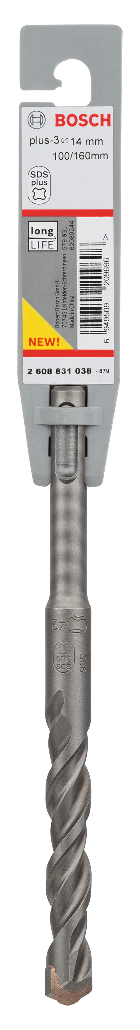 Bosch SDS-Plus 3, 14 x 100 x 165 mm