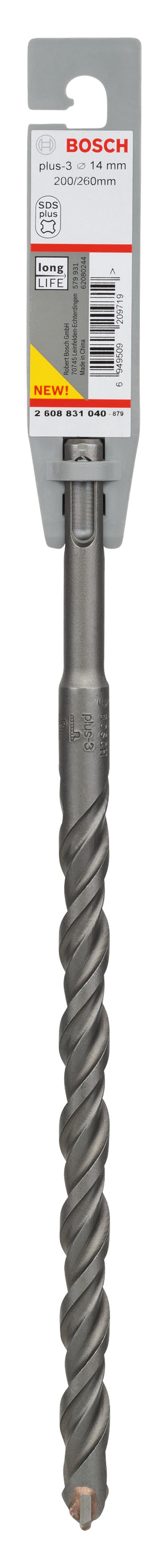 Bosch SDS-Plus 3, 14 x 200 x 265 mm