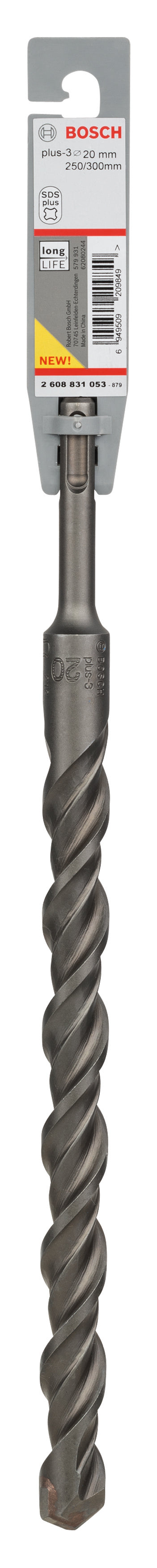 Bosch SDS-Plus 3, 20 x 250 x 300 mm