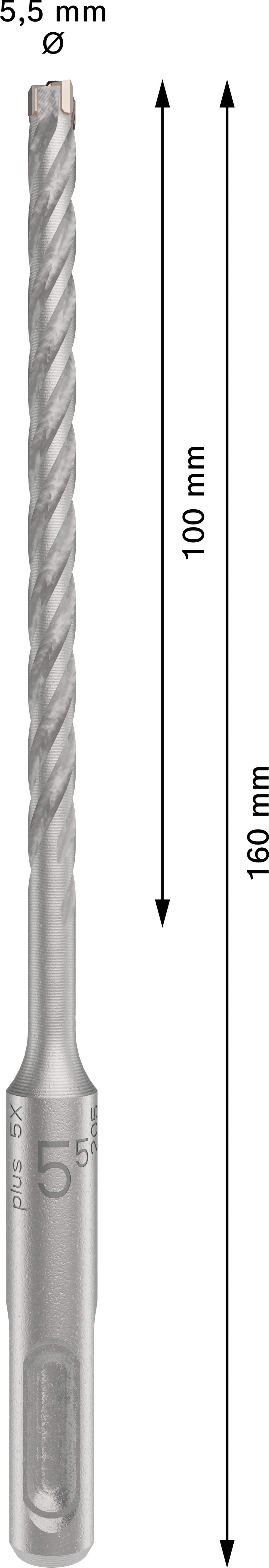 Bosch 5X drill bit - 5.5x100x160